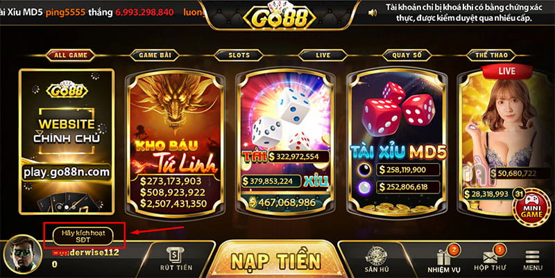 Đăng ký Go88: Tham gia cá cược tại cổng game đổi thưởng hot 3 Xác minh email và kích hoạt số điện thoại tại đăng ký Go88